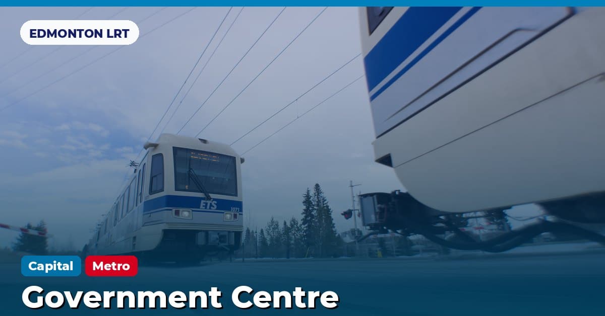 Government Centre station on the Capital Line of the Edmonton LRT (ETS), Edmonton, Alberta